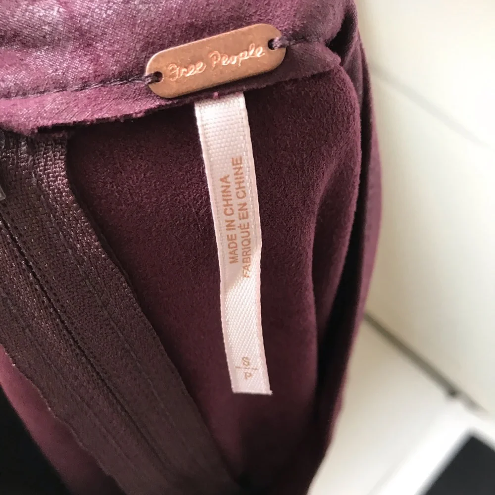 suede skirt Free people, size S